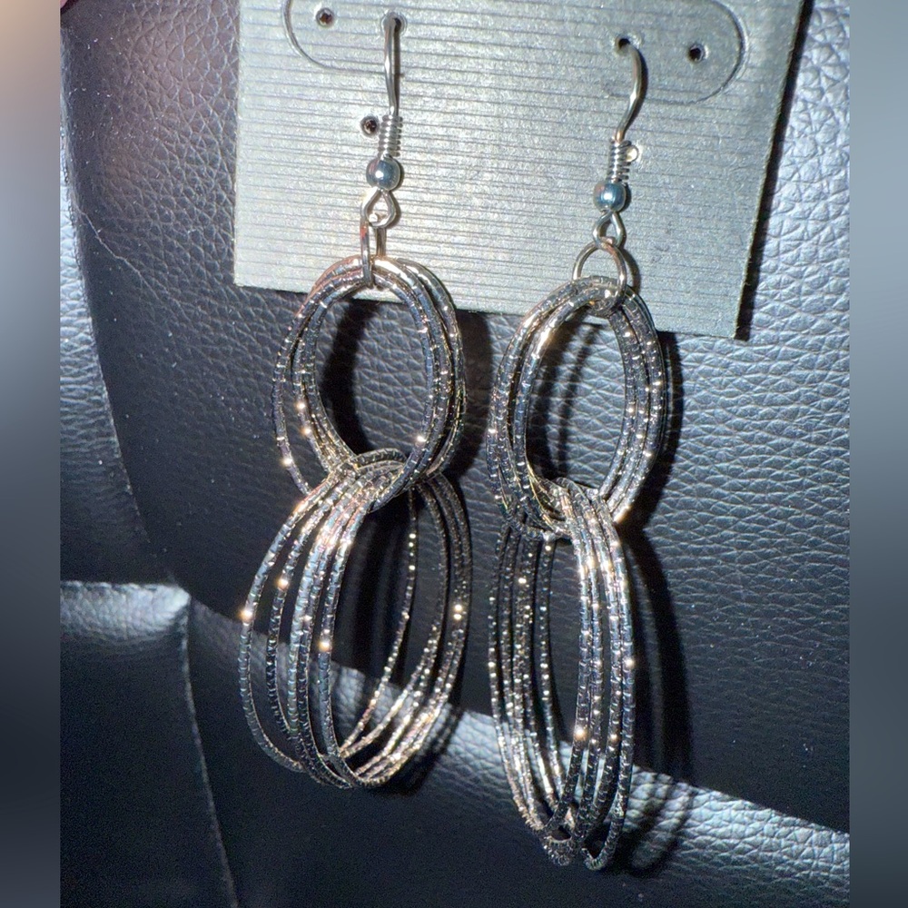Elegant Silver Hoop Earrings
